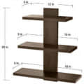 Tahoe Wooden Wall Shelves for Living Room - top_view