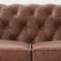 Classic Chesterfield Rolled Arms 2 Seater Sofa Set - right_view