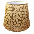 Printed Vintage Golden Lampshade - front_view