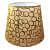 Printed Vintage Golden Lampshade - front_view