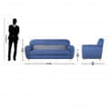 Hugo Cluster Long-Lasting Sofa - left_view