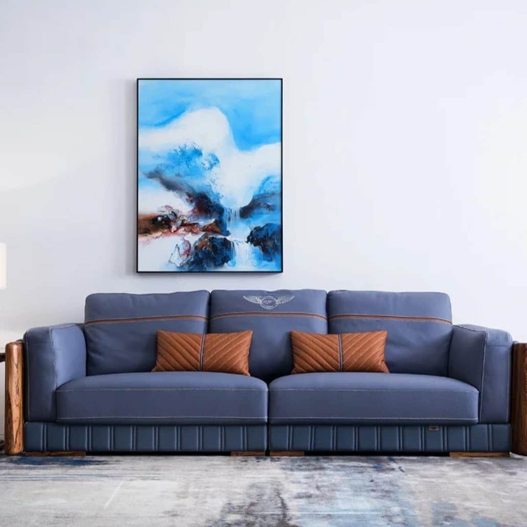 Daniel Five Seater Leatherette Sofa Set - top_view