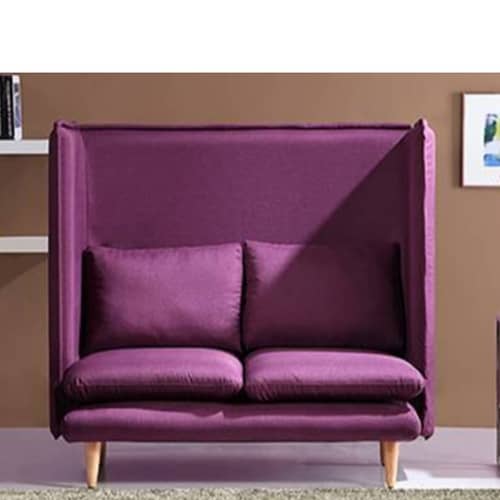 Bielefeld 2 Seater Loveseat Purple Sofa