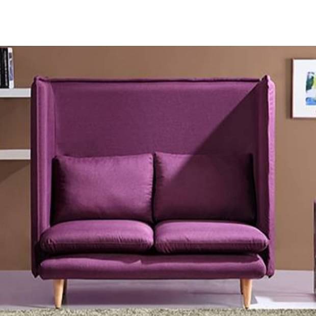 Bielefeld 2 Seater Loveseat Purple Sofa
