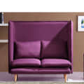 Bielefeld 2 Seater Loveseat Purple Sofa - photo