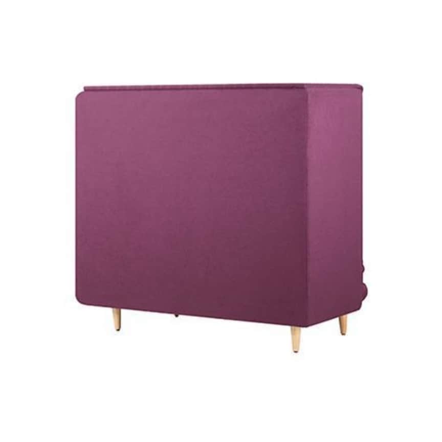 Bielefeld 2 Seater Loveseat Purple Sofa - right_view