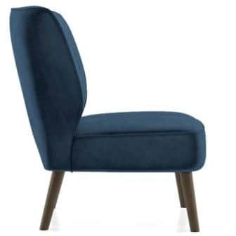 Glove Accent Chair In Royal Blue - rear_view