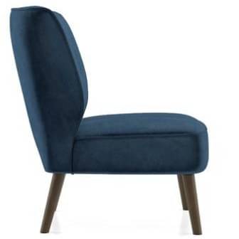 Glove Accent Chair In Royal Blue