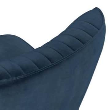 Glove Accent Chair In Royal Blue - left_view
