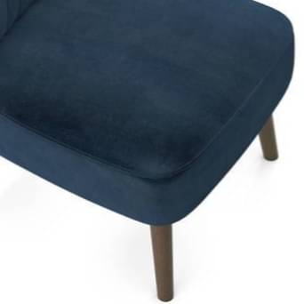 Glove Accent Chair In Royal Blue