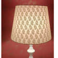 Printed Taper Lampshade(Golden Butti) - photo