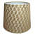 Printed Taper Lampshade(Golden Butti) - front_view