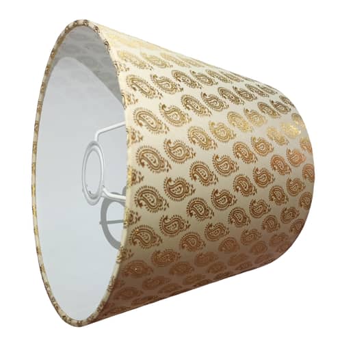 Printed Taper Lampshade(Golden Butti)