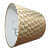 Printed Taper Lampshade(Golden Butti) - top_view