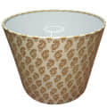 Printed Taper Lampshade(Golden Butti) - rear_view