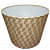 Printed Taper Lampshade(Golden Butti) - rear_view