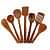 Kitchen Cooking Spatula Non Stick Serving Set of 7 - front_view