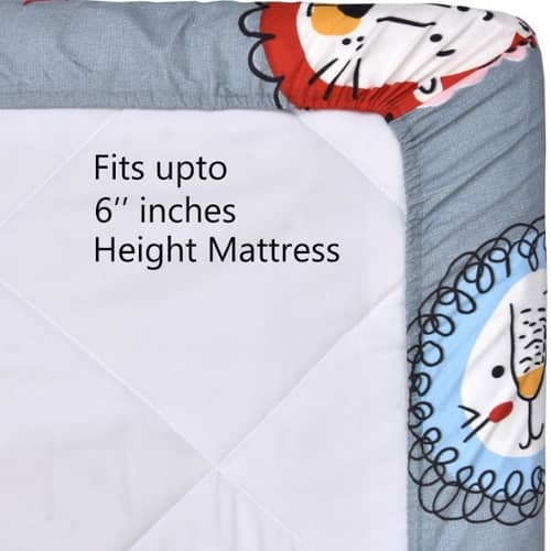 Single Fitted Bedsheet(Grey)