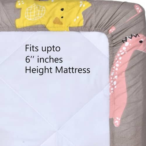 Single Fitted Bedsheet(Brown)