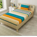 Single Fitted Bed sheet(Multi Colour) - photo