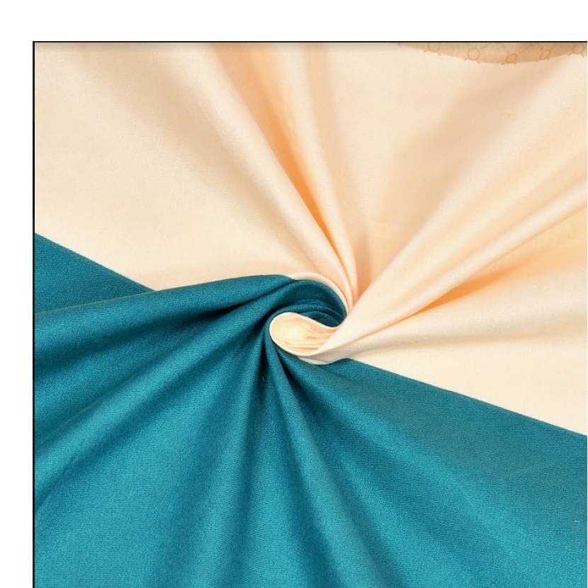 Single Fitted Bed sheet(Multi Colour)