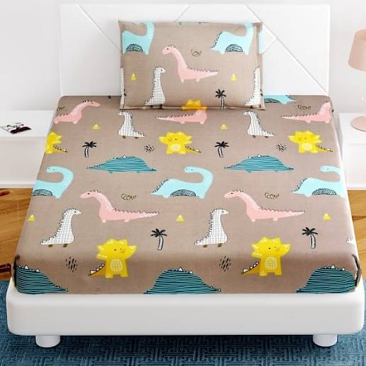Single Bedsheet(Brown)