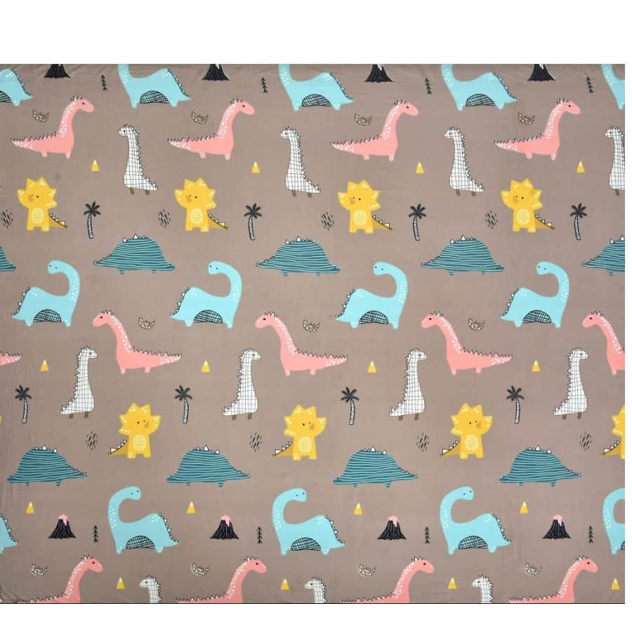Single Bedsheet(Brown) - top_view