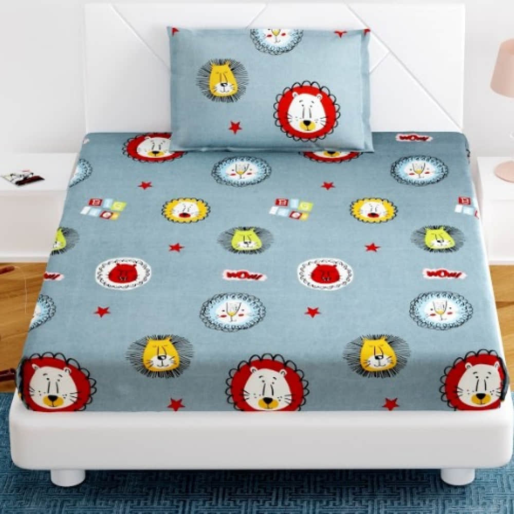 Single Bedsheet(Grey) - photo