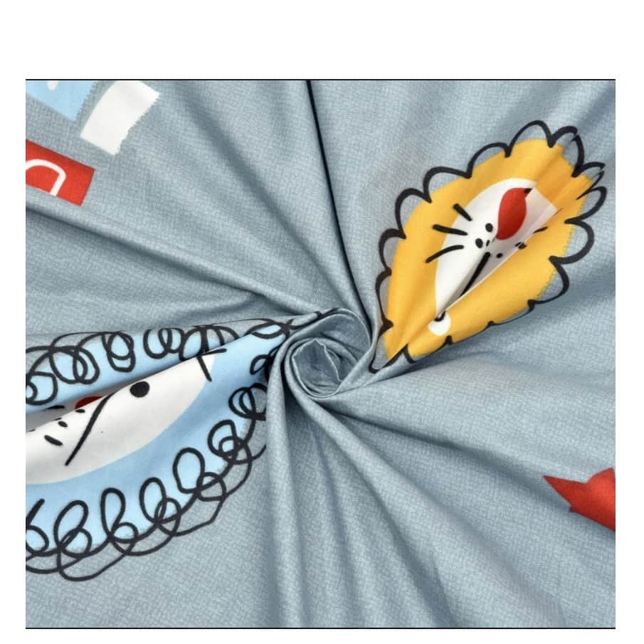 Single Bedsheet(Grey) - left_view