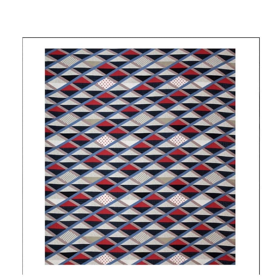 Double Bedsheet in Check Design(Multi Colour) - top_view