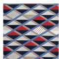 Double Bedsheet in Check Design(Multi Colour) - rear_view
