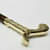 Vintage Antique Wooden Walking Stick with Brass Head Handle - top_view