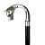Wolf Head Brass Handle Walking Stick - photo