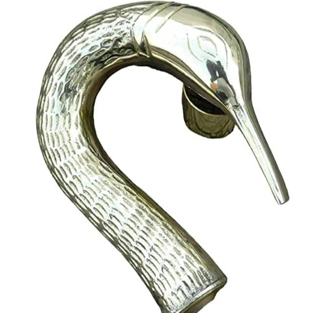 Swan Head Brass Walking Stick Handle (only Handle)
