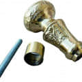 Designer Vintage Style Brass Knob Head Handle for Walking Stick Handle - photo