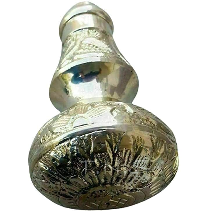 Designer Vintage Style Brass Knob Head Handle for Walking Stick Handle - front_view