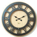 Wooden Clock In Roman (Antique Cutting) - photo