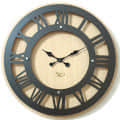 Wooden Clock In Roman (Antique Cutting) - front_view