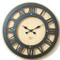 Wooden Clock In Roman (Antique Cutting) - top_view