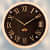 Wooden Clock With Roman Ring - photo