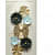 Metal Circles Designer Clock - left_view