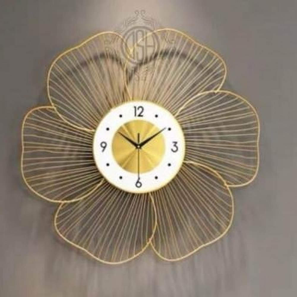 Flower Shaped Wired Clock - photo