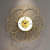 Flower Shaped Wired Clock - front_view
