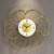 Flower Shaped Wired Clock - top_view