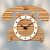 Telephone Shaped Clock With Glass - photo