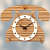 Telephone Shaped Clock With Glass - front_view
