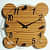 Wooden Bubble Shaped Clock - rear_view