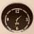 Wooden Inner Circle Glass Clock - rear_view