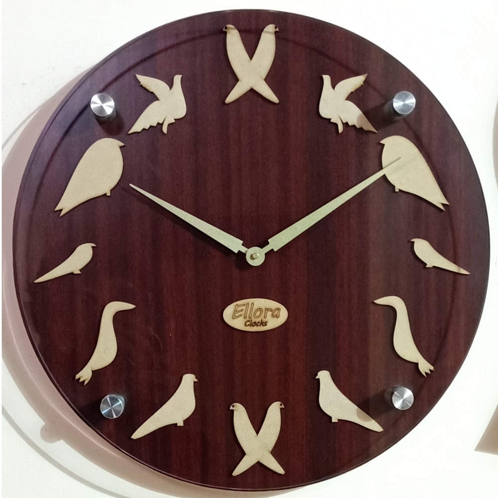 Birds Numbers Clock - photo