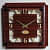 Wooden Sticks Numbers Glass Clock - photo